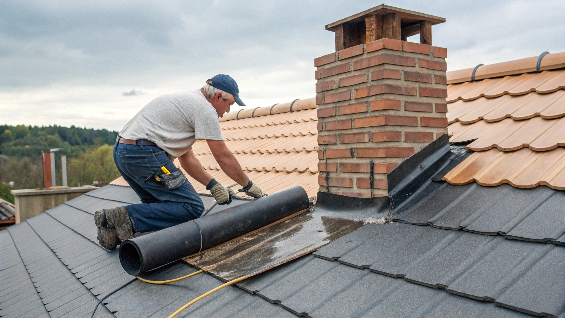 Гидроизоляция дымоходов и печных труб: материалы для высоких температур